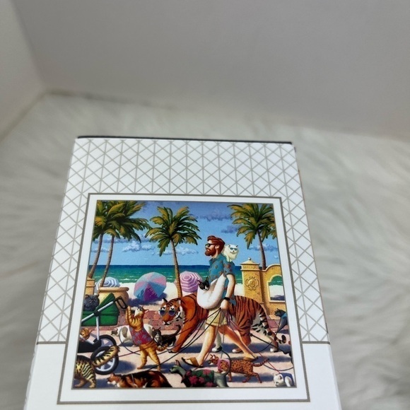 New Boardwalk Cat Walker 1000 Piece Jigsaw Puzzle Animal Collection Colorful - Picture 9 of 16